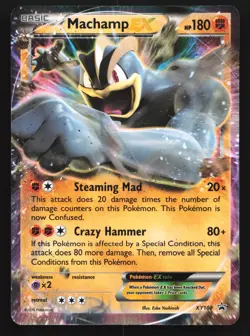 Pokemon Machamp EX XY108 XY Holo Black Star Promo HP - Image 1