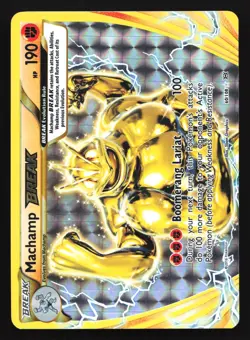 Pokemon Machamp BREAK 60/108 Evolutions Ultra Rare Holo LP - Image 1