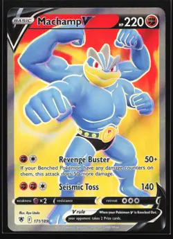 Pokemon Machamp V 171/189 Astral Radiance Ultra Rare Full Art Holo NM - Image 1