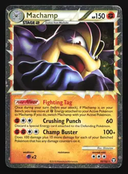 Pokemon Machamp Prime 95/102 HGSS Triumphant Ultra Rare Holo - Image 1