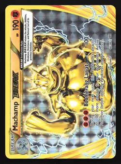 Pokemon Machamp BREAK 60/108 Evolutions Ultra Rare Holo LP - Image 1
