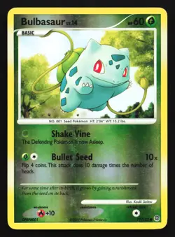 Pokemon Bulbasaur 77/132 Secret Wonders Reverse Holo HP - Image 1