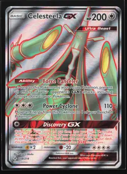 Pokemon Celesteela GX 208/214 Unbroken Bonds Ultra Rare Full Art Holo NM - Image 1