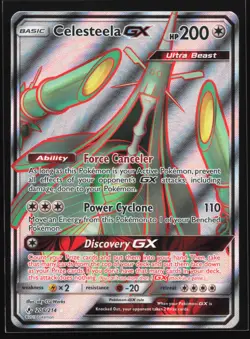 Pokemon Celesteela GX 208/214 Unbroken Bonds Ultra Rare Full Art Holo NM - Image 1