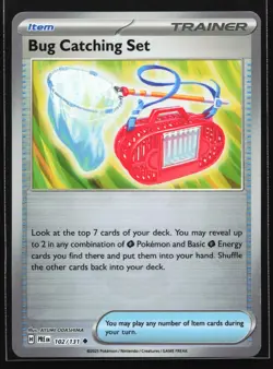 Pokemon Bug Catching Set 102/131 Prismatic Evolutions Poke Ball Reverse Holo NM - Image 1