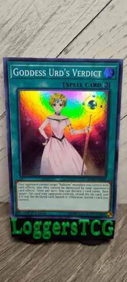 Yu-Gi-Oh! Goddess Urd's Verdict / SHVA-EN010 1st Edition MP - Image 1