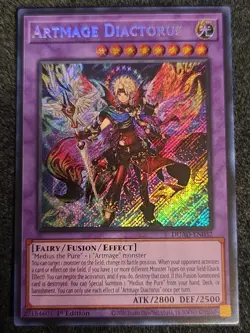 Yugioh! Artmage Diactorus - DUAD-EN032 - Secret Rare - 1st Edition Near Mint, En - Image 1
