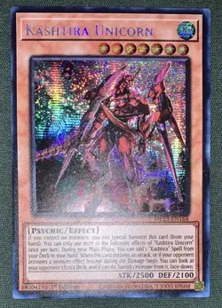 Yugioh Kashtira Unicorn MP23-EN164 Prismatic Secret Rare 1st Ed NM w/Tracking - Image 2