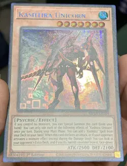 Yugioh Kashtira Unicorn MP23-EN164 Prismatic Secret Rare 1st Ed NM w/Tracking - Image 5