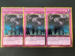 3x Call of the Haunted GLD5-EN046 Gold Rare Gold Series PLAYSET Near Mint Yugioh - Image 1