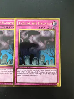 3x Call of the Haunted GLD5-EN046 Gold Rare Gold Series PLAYSET Near Mint Yugioh - Image 4