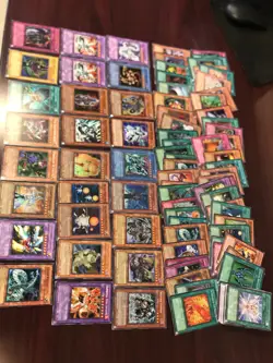 Vintage Yugioh Unlimited Holo/Rare Lot of 130 LP/NM - Image 1