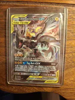 Pikachu and Zekrom Gx SM168 Promo Card - Image 1