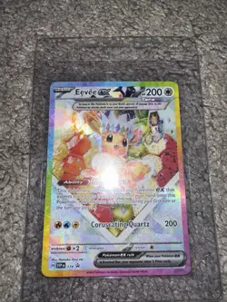 Pokemon TCG Scarlet & Violet Eevee EX 174 SV Promo Card - Image 1