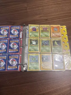 Vintage 1999 Pokemon 3-Ring Pikachu Binder With Cards - Image 4