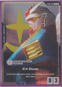 Gundam Card Game - EX Base - Bandai Card Fest Promo - EXBP-005 - NM - English - Image 1