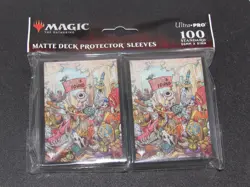 Secret Lair FBLTHP Holiday 2021 100 ULTRA PRO MTG deck protector card sleeves - Image 1