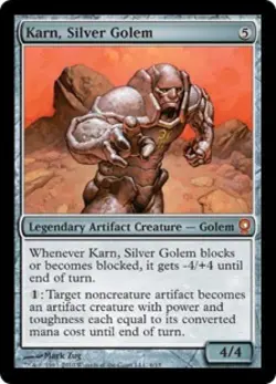 MTG English Karn, Silver Golem NM Foil From the Vault: Relics - Image 1