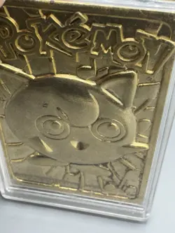 Jigglypuff 39 23K Gold Plated 1999 Burger King Pokemon Card Light Play Fast Ship - Image 5