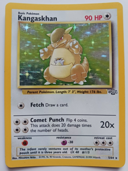 Kangaskhan Holo WOTC Pokemon Card 5/64 Jungle Set Rare Vintage 1999 Original LP - Image 1