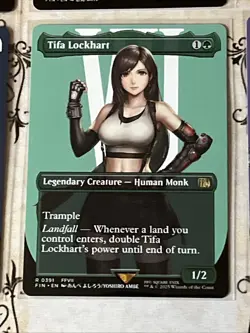 Final Fantasy Magic The Gathering Borderless Character Cards 6x All N/M - Image 2