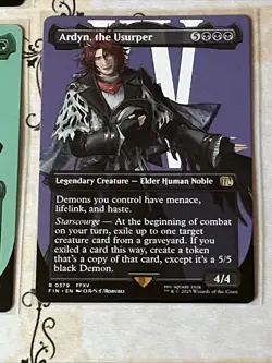 Final Fantasy Magic The Gathering Borderless Character Cards 6x All N/M - Image 3