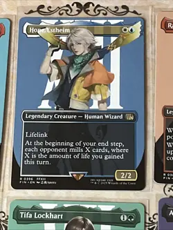 Final Fantasy Magic The Gathering Borderless Character Cards 6x All N/M - Image 5