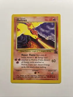 Moltres 21 Wotc Black Star Promo Pokemon TCG Card - Image 1