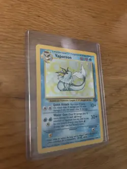 Pokemon TCG Vaporeon - Jungle Set 12/64 Rare Holo Vintage Card WOTC 1999 - Image 4