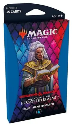 MTG Adventures in the Forgotten Realms - Theme Booster [Blue] - Image 1