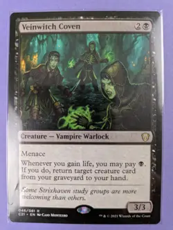 MTG Magic The Gathering: Commander 2021: Veinwitch Coven Rare #046/081 - NM - Image 1