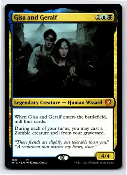 Gisa and Geralf M Commander: Innistrad: Midnight Hunt # 150 NM Normal - Image 1