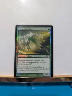 Manaweft Sliver Core Set 2014 (M14) Foil MTG in MP Condition - Image 2