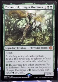 Zopandrel, Hunger Dominus #195 Phyrexia: All Will Be One Regular Mythic - Image 1