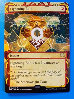 MTG 1x Lightning Bolt 42 Strixhaven: Mystical Archive Magic the Gathering x1 NM - Image 1