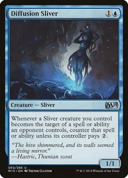 1 Diffusion Sliver #050/269 Uncommon LP Magic: The Gathering Magic 2015 M15 - Image 1