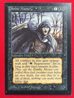 MTG 1X Zombie Master X1 Collectors' Edition (CE) Magic - LP - Image 1