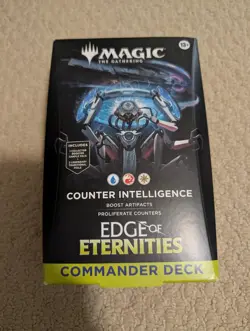 Magic the Gathering Edge of Eternities Commander Deck Counter Intelligence New - Image 1