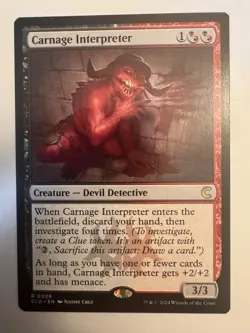 MTG Magic the Gathering Carnage Interpreter (26/289) Ravnica Clue Edition - Image 1