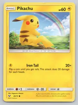 Pokemon Shining Legends Pikachu common 28/73 - Image 5