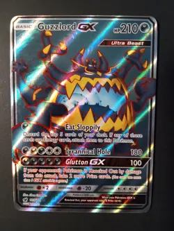 Guzzlord GX Full Art 105/111 Crimson Invasion Pokemon TCG Holo LP - Image 1