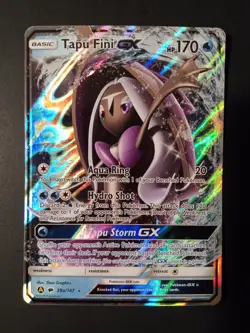 Tapu Fini GX 39a/147 Burning Shadows Promo Pokemon Holo Foil Rare LP - Image 1