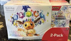 Pokemon TCG Prismatic Evolutions Costco 2-Pack ETB with Booster Bundle - Image 1