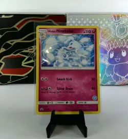 Pokemon TCG - 2018 Alolan Ninetales SM128 Black Star Promo Holo - MINT - Image 1