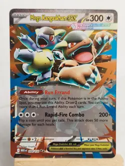 Pokemon TCG Double Rare Mega Kangaskhan Ex #104/132 Mega Evolution - Image 1