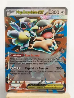 Pokemon TCG Double Rare Mega Kangaskhan Ex #104/132 Mega Evolution - Image 4