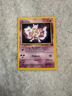 Pokemon TCG 1999 Mewtwo WB The First Movie Black Star Promo #3 - NM NEAR MINT - Image 1