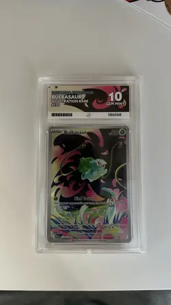 Pokemon TCG Bulbasaur Mega Evolution 133/132 ACE 10 Gem Mint - Image 1