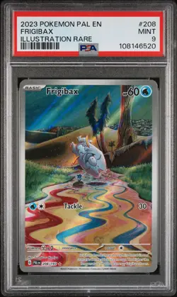 Pokemon Paldea Evolved Frigibax 208, Arctibax 209, Baxcalibur 210 IR PSA 9 SET - Image 2