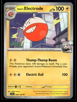 Iono's Electrode SV09: Journey Together 048/159 NM Pokemon TCG | Buy 10 Get 10 F - Image 1